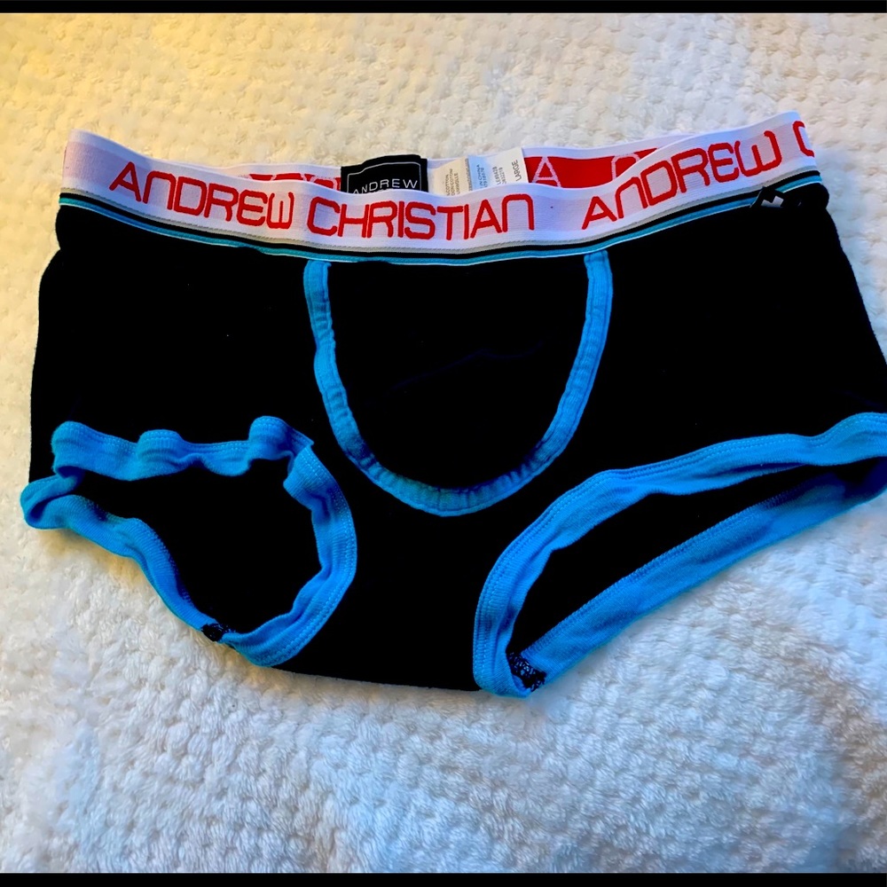 Andrew Christian trunks—size L